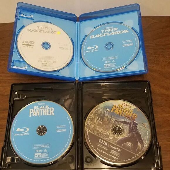 Marvel Studios DVDs Black Panther/Thor Ragnarok - Picture 7 of 8